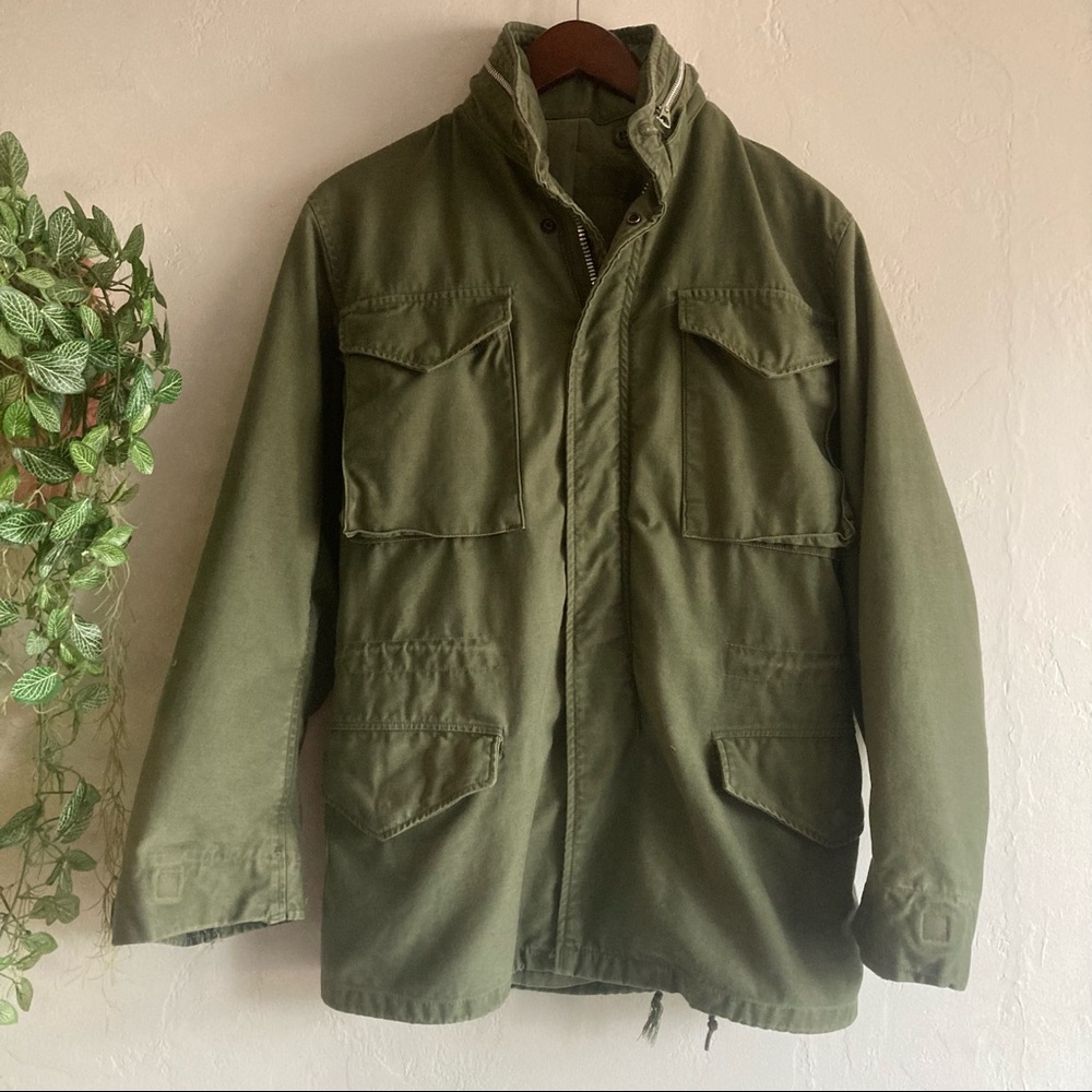 Vintage M65 Field Coat Green Military Issue